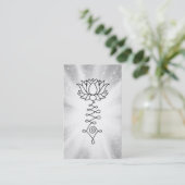 *~* Lotus Sparkle Rays Reiki Energy Healing Visitenkarte (Stehend Vorderseite)