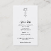 *~* Lotus Sparkle Rays Reiki Energy Healing Visitenkarte (Rückseite)