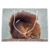 Lotus Squirrel Geschenktasche Große Geschenktüte (Vorderseite)