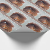 Lotus Squirrel Wrapper Geschenkpapier (Ecke)