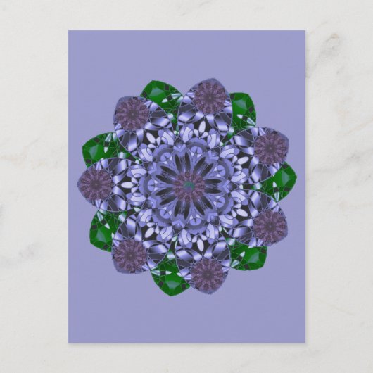 Lotus Star Postkarte (Vorderseite)