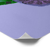 Lotus Star Print Poster (Ecke)