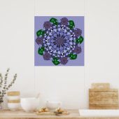 Lotus Star Print Poster (Küche)