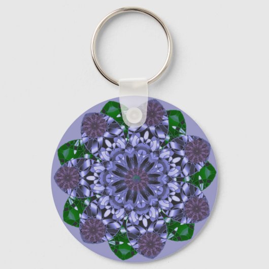 Lotus Star Schlüsselanhänger (Vorderseite)