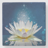 Lotus Steinuntersetzer (Vorderseite)