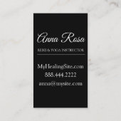 *~* Lotus-Stern-heiliger Symbol-Mond zum Visitenkarte (Rückseite)