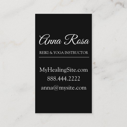 *~* Lotus-Stern-heiliger Symbol-Mond zum Visitenkarte (Rückseite)