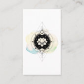 *~* Lotus-Stern-heiliger Symbol-Mond zum Visitenkarte (Vorderseite)