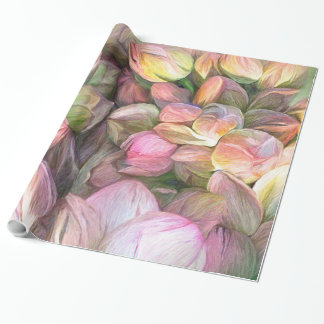 Lotus-Stimmungs-Kunst-Geschenk-Verpackung Geschenkpapier