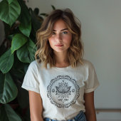 Lotus Style Lace Design T-Shirt