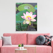 Lotus "Suihiren" Leinwanddruck (Insitu (Wohnzimmer))