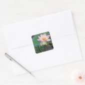 Lotus "Suihiren" Quadratischer Aufkleber (Umschlag)