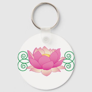 Lotus Swirl Schlüsselanhänger