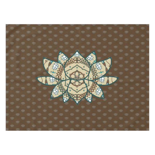 Lotus Tablecloth Tischdecke (Vorderseite (Horizontal))