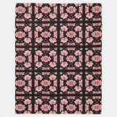 Lotus-Tafel Fleecedecke (Vorderseite)