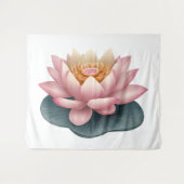 Lotus Tapestry Wandteppich (Vorderseite (Horizontal))