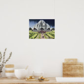 Lotus Temple Delhi Indien Poster (Küche)