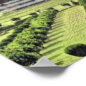 Lotus Temple Delhi Indien Poster (Ecke)