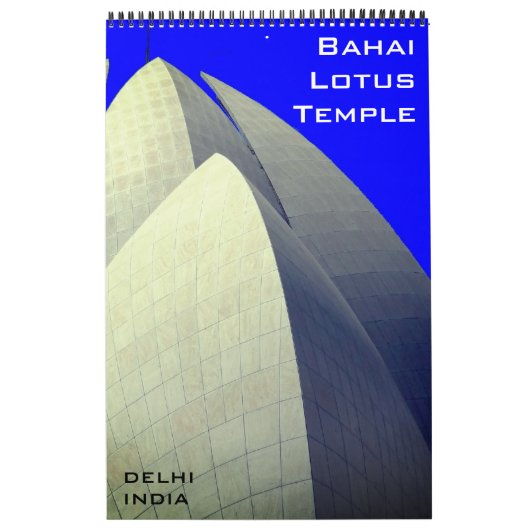 Lotus temple delhi kalender (Titelbild)