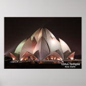 Lotus Temple Poster (Vorne)