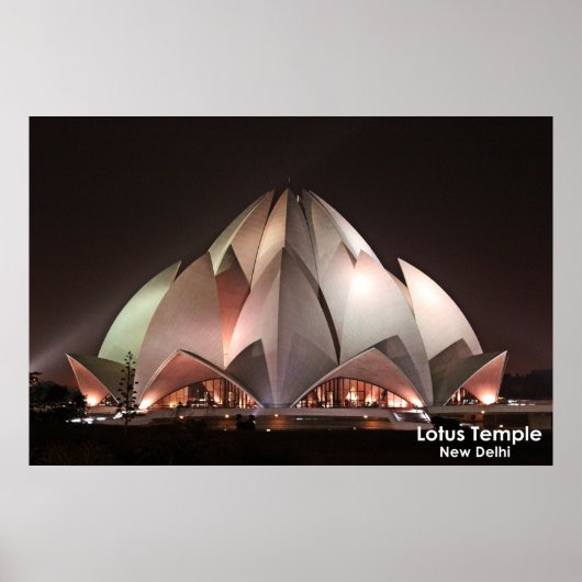 Lotus Temple Poster (Vorne)