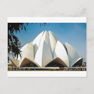 Lotus Temple Postkarte