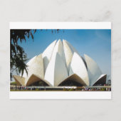 Lotus Temple Postkarte (Vorderseite)
