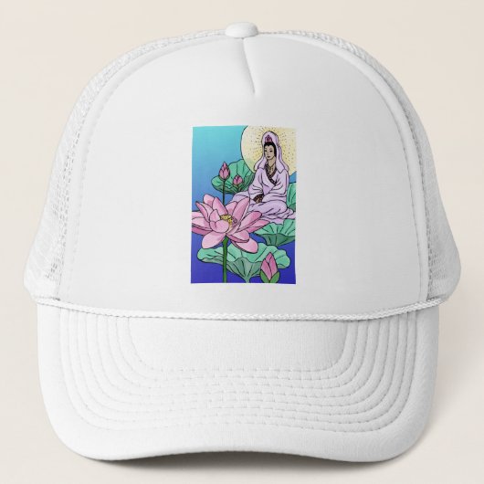 Lotus Truckerkappe (Vorderseite)