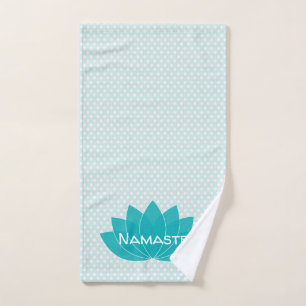 Lotus-Tupfen-Yoga-Übungs-Handtuch Handtuch