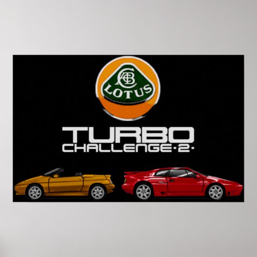 Lotus Turbo Challenge 2 Poster (Vorne)