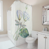 Lotus und Libelle Duschvorhang (Beispiel)