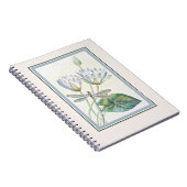 Lotus und Libelle Notizblock (Rechte Seite)