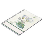 Lotus und Libelle Notizblock (Linke Seite)