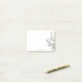 Lotus und Libelle personalisiert Post-it Klebezettel (Auf Schreibtisch)