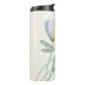 Lotus und Libelle Thermosbecher (Nach links gedreht)