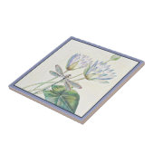 Lotus- und Libellen-Keramikfliese Fliese (Seite)