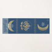 Lotus und Moon Yoga Mat Yogamatte (Vorderseite (Horizontal))