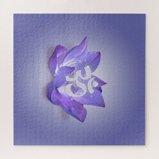 Lotus und OM-Symbol Puzzle (Horizontal)