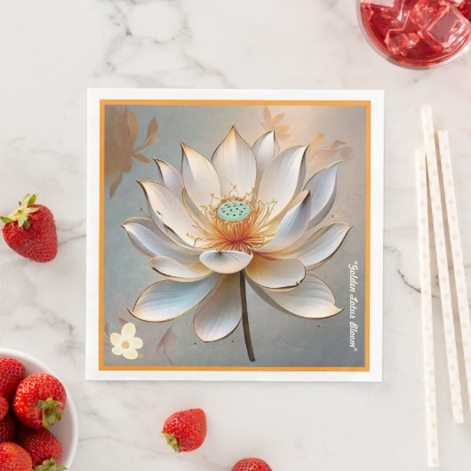 ‚Lotus Unfold‘ Serviette (Beispiel)