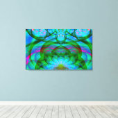 Lotus Visions Leinwanddruck (Insitu (Holzboden))