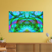 Lotus Visions Leinwanddruck (Insitu (Wohnzimmer))