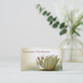 Lotus Visitenkarte (Stehend Vorderseite)