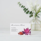 Lotus-Visitenkarte Visitenkarte (Stehend Vorderseite)