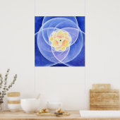 Lotus von Lynda Vugler Poster (Küche)