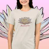 Lotus Wasserlilie Blossom Pastell Floral Tri-Blend Shirt