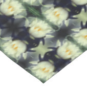 Lotus Water Lilie Blume Abstraktes Art Pattern Tischdecke (Schrägansicht)