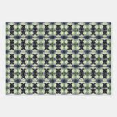 Lotus Water Lily Blume Abstrakt Personalisiert Geschenkpapier Set (Vorderseite 3)