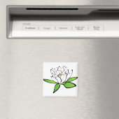 Lotus Water Lily Blume Bloom Blossom Magnet (In Situ (Geschirrspüler))