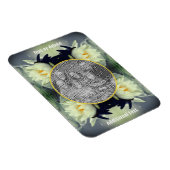 Lotus Water Lily Blume erstellen Sie Ihr eigenes F Magnet (Rechte Seite)