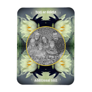 Lotus Water Lily Blume erstellen Sie Ihr eigenes F Magnet